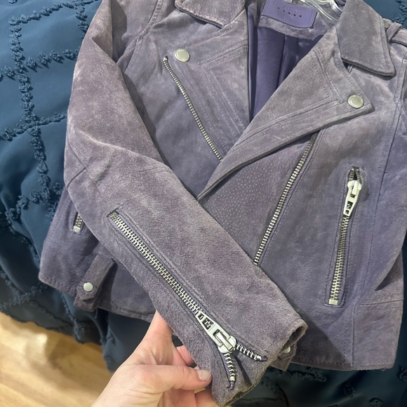 Blank NYC Purple Suede Twilight jacket - Picture 4 of 12